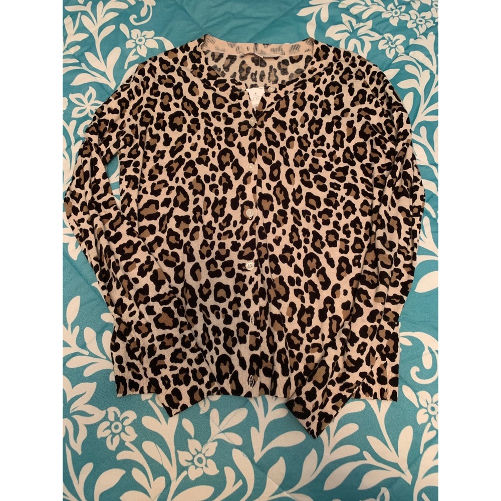 Leopard Print Cardigan